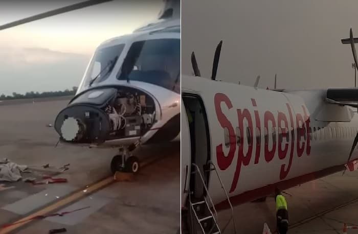 रनवे पर फ्लाइट के सामने आया युवक, हेलिकॉप्टर पर की पत्थरबाज़ी; सीआईएसएफ ने किया गिरफ्तार