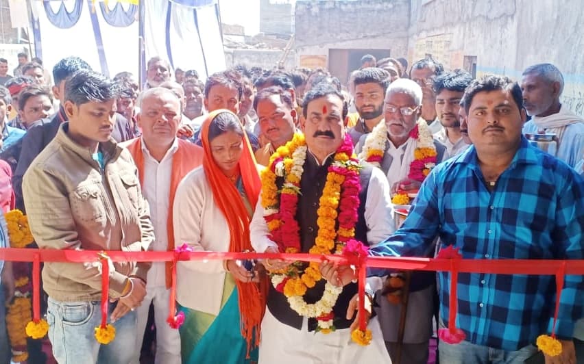 बीजेपी विकास के लिये प्रतिबद्ध- नरोत्त्तम मिश्रा