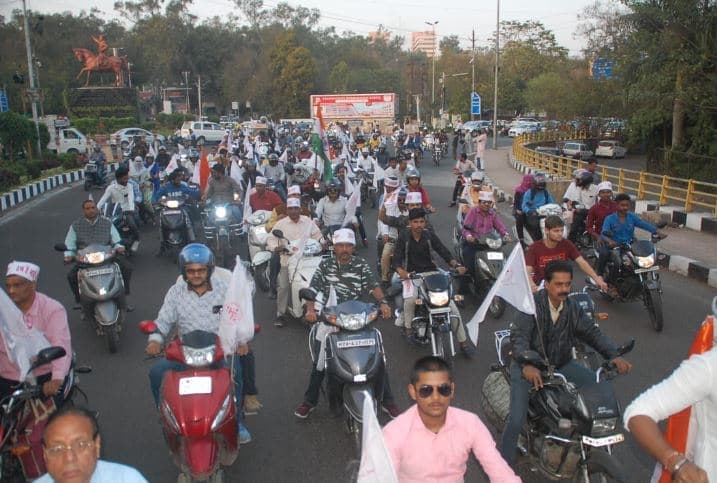 पदोन्नति में आरक्षण के विरोध में फिर सड़क पर उतरा सपाक्स