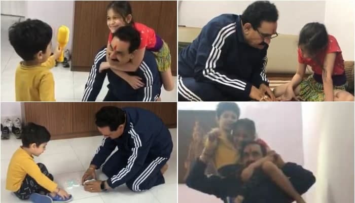 लॉक डाउन के बीच घर में दिखा नरोत्तम का नया अंदाज, देखें वीडियो