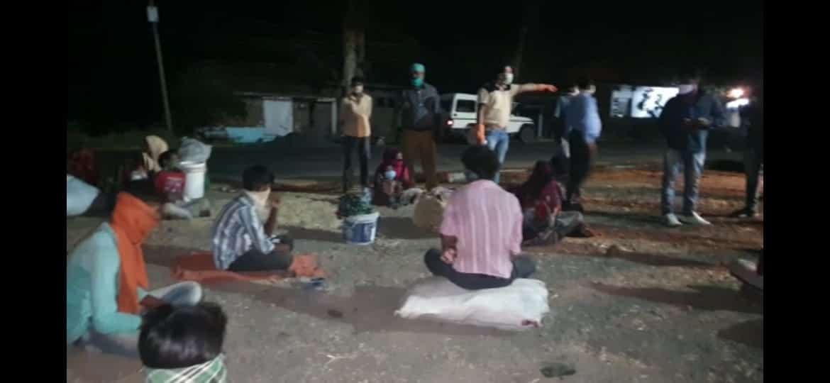 महाराष्ट्र से जबलपुर पैदल पहुंचा मजदूरों का काफिला, प्रशासन ने कराई जांच
