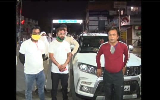 जबलपुर पहुंचे राजपाल यादव ने पुलिसकर्मियों का बढ़ाया हौसला, लोगों से की अपील