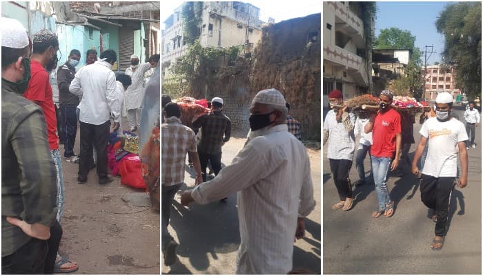 गंगा-जमुनी तहजीबः महिला को मुस्लिमों ने दिया कंधा, चंदा कर किया अंतिम संस्कार