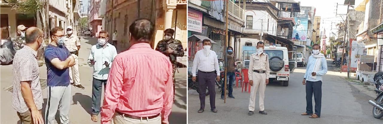 कलेक्टर और पुलिस अधीक्षक ने कोरोना को लेकर किए इंतज़ाम का जायज़ा लिया