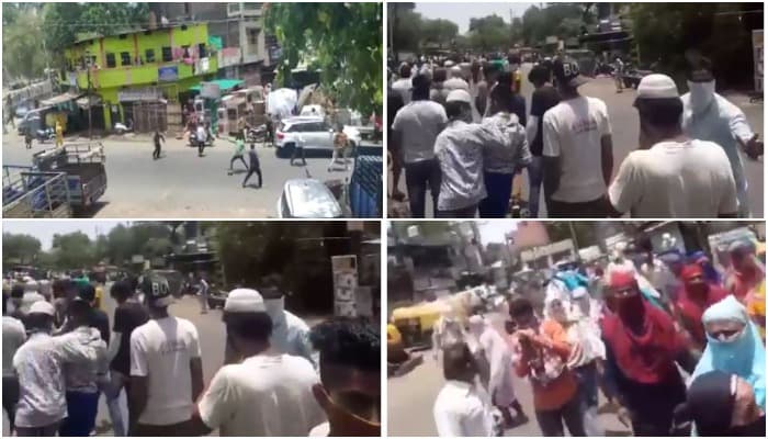 इंदौर में पुलिस पर फिर पथराव, लाठीचार्ज कर लोगों को हटाया, वीडियो वायरल