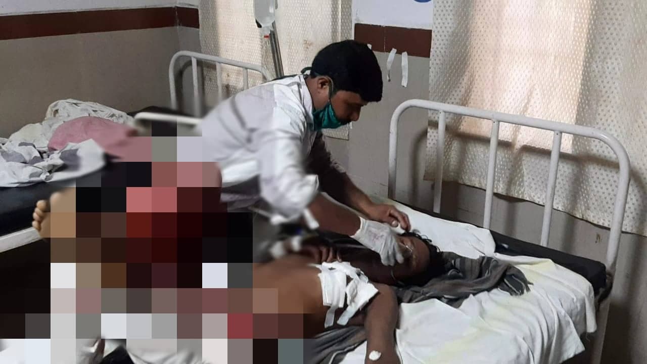 दामाद को ससुर ने चाकू से गोदा, गंभीर घायल
