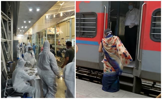 कुवैत में फंसे भारतीयों को लेकर इंदौर आई पहली फ्लाइट, ट्रैन से 1500 मजदूर रीवा रवाना