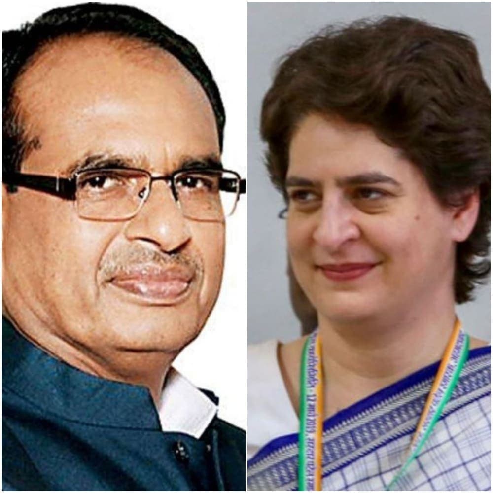 शिवराज ने प्रियंका गांधी को मध्यप्रदेश आने का न्योता दिया, कहा- “यहां आकर देखिये और सीखिये”