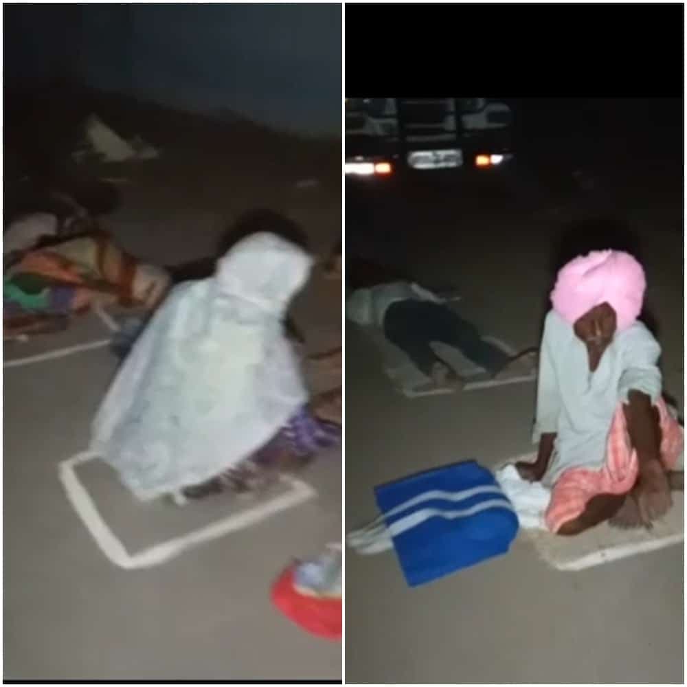 पैसे निकालने के लिये बैंक के बाहर रात गुजारने को मजबूर, लंबे इंतजार के बाद आती है बारी