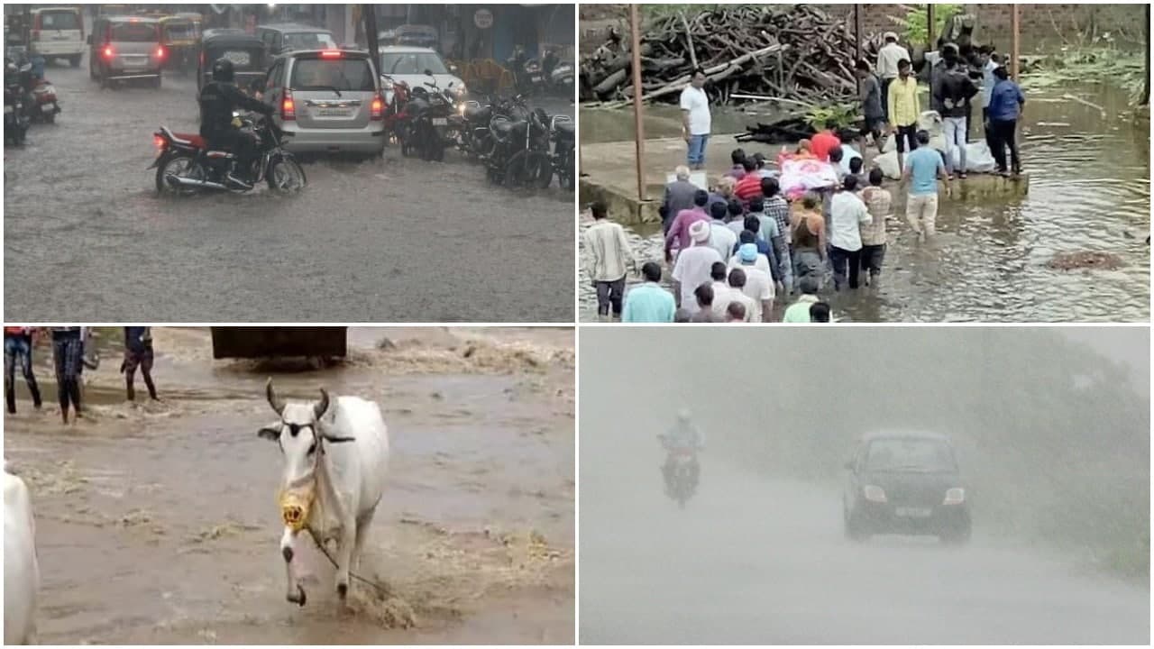 Weather: MP में झमाझम का दौर जारी, 9 जिलों में मूसलाधार बारिश की चेतावनी