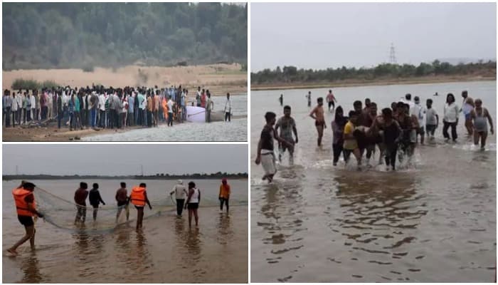 नर्मदा हादसा: एक साथ उठी चारों भाई-बहनों की अर्थी, हर आंख से छलक पड़े आंसू