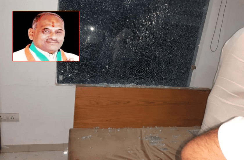 कांग्रेस विधायक के घर और ऑफिस पर हमला, सज्जन सिंह ने बताया भाजपा की साजिश