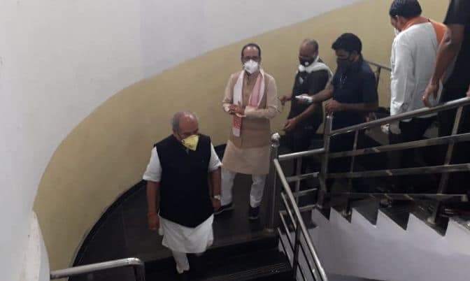 मुरैना आये मुख्यमंत्री और केन्द्रीय मंत्री ने मीडिया से किया किनारा