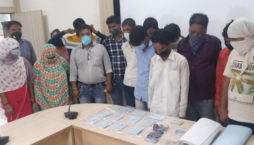 भोपाल क्राइम ब्रांच ने किया फर्जी जमानतदार गिरोह का फर्दाफाश, 10 गिरफ्तार