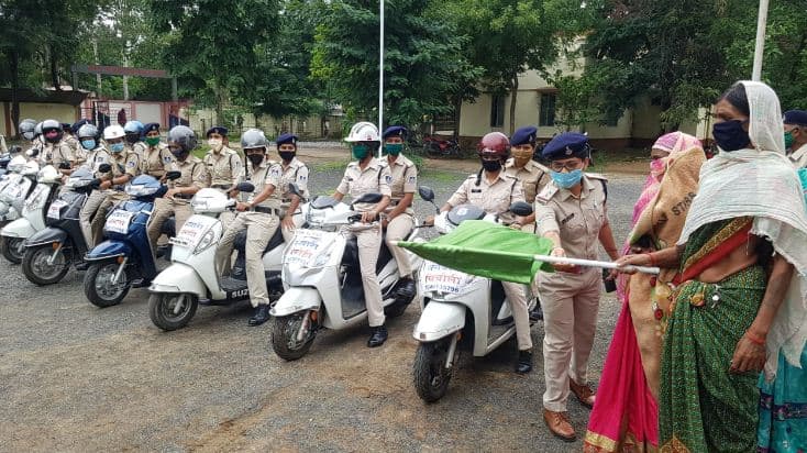 महिला अपराध रोकने बैतूल में दौड़ेंगी ‘संगवारी’, आठ टू व्हीलर पार्टियां तैनात