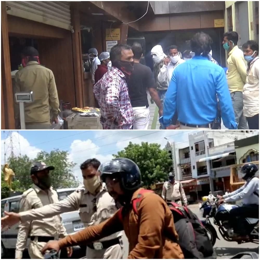 प्रशासन ने 18 दुकानें सील की,नियम तोड़ने वालों पर लगाया स्पॉट फाइन
