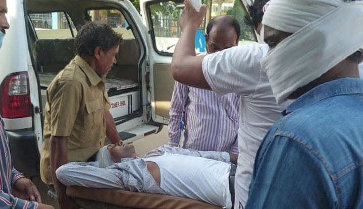 खनिज इंस्पेक्टर पर हमला या हादसा, जबलपुर किया गया रेफर