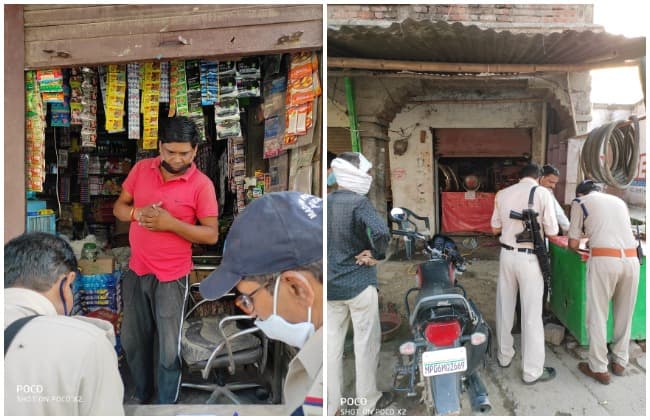कर्फ्यू के दौरान दुकान खोलने पर 11 दुकानदारों के खिलाफ एफआईआर
