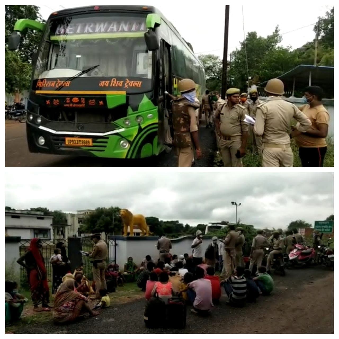 आगरा से हाईजैक बस के यात्री छतरपुर पहुंचे, पूछताछ के बाद पुलिस ने सबको उनके घर भेजा