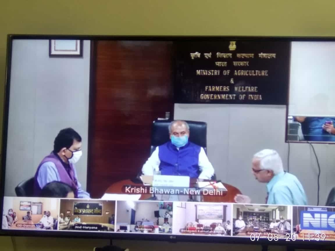 नीमच की ग्राम पंचायत को मिले 2 राष्ट्रीय अवार्ड, केंद्रीय मंत्री ने वीसी के जरिए की सरपंच से बात