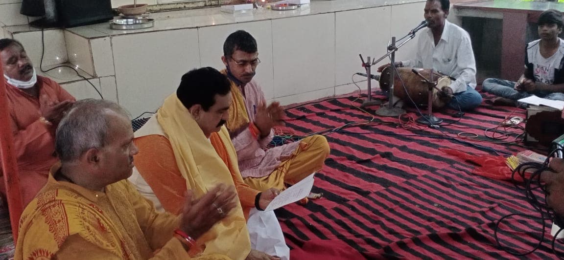 Ram Mandir : नरोत्तम मिश्रा ने शिव मंदिर में की पूजा, सुंदरकांड में सम्मिलित
