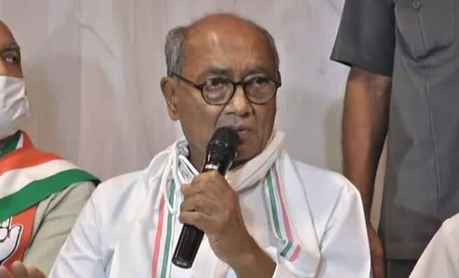 गणेश जी के पंडाल नहीं लगने देंगे लेकिन अपने लगाएंगे, ये हैं इनका हिंदुत्व: दिग्विजय सिंह