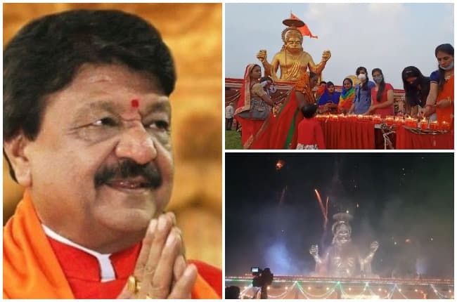 पितरेश्वर धाम में मनी दिवाली, कैलाश बोले- ‘कांग्रेस को भगवान ने दी सद्बुद्धि, देर आये दुरुस्त आये’