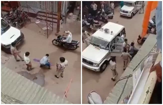 खरगोन पुलिस पिटाई कांड में दो बड़े अधिकारियों पर गिरी गाज