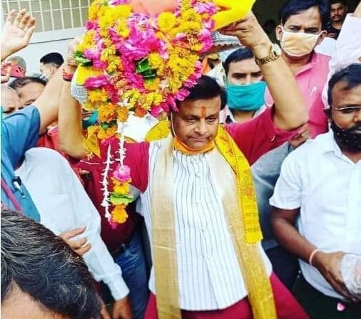 “चंबल” का जल, “पीतांबरा” की माटी लेकर पवैया अयोध्या रवाना, कहा- मेरे लिए सौभाग्य की बात