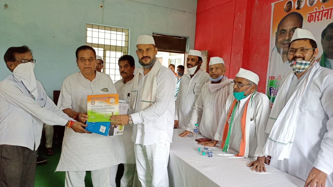 कांग्रेस सेवादल ने किया कोरोना वॉरियर पत्रकारों का सम्मान, नदी बचाओ सत्याग्रह से जुड़ने की अपील
