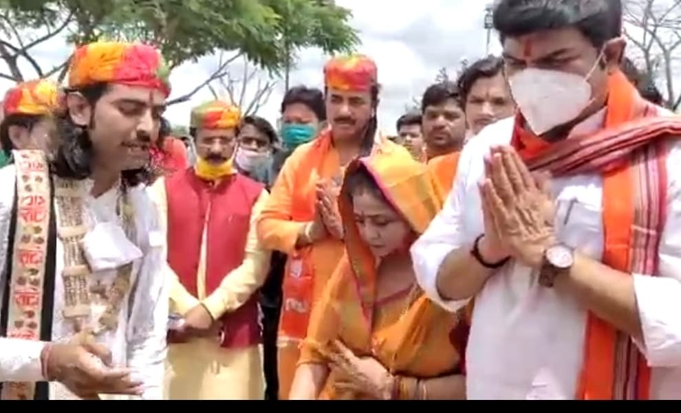 गोविंद सिंह राजपूत ने किया रामशिला पूजन, 11 दिनों तक 300 गांवों में होगा कार्यक्रम