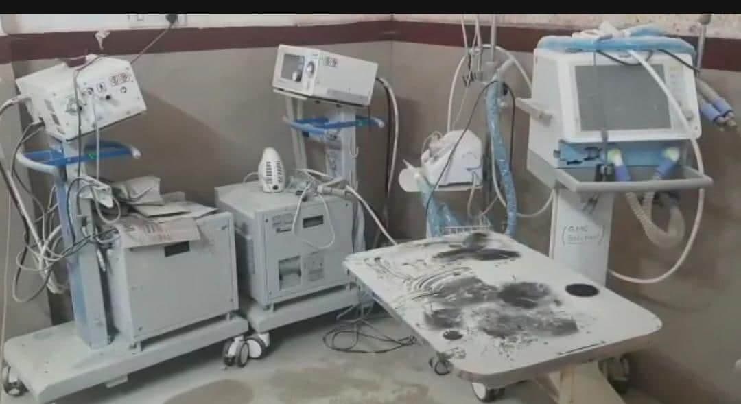 शिवपुरी- कोरोना ICU वार्ड में आग लगी, एक मरीज की मौत