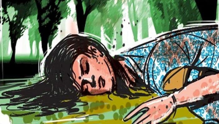 दिल दहला देने वाली घटना, पत्नी का गला काट कुलदेवी को चढ़ा कर पति फरार