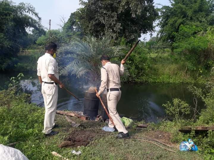 आबकारी विभाग ने बरामद की 55 लीटर अवैध शराब, 5 आरोपी गिरफ्तार