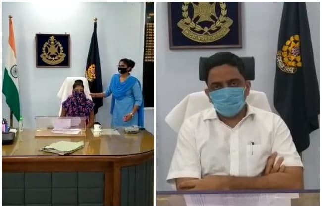 करियर की समस्या लेकर पहुंची छात्रा का एसपी ने बढ़ाया हौसला, अपनी कुर्सी पर बैठाया