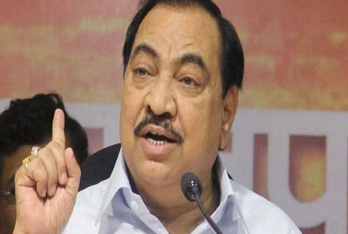 बड़ा झटका : BJP के वरिष्ठ नेता एकनाथ खडसे का इस्तीफा, कई दिनों से चल रहे थे नाराज