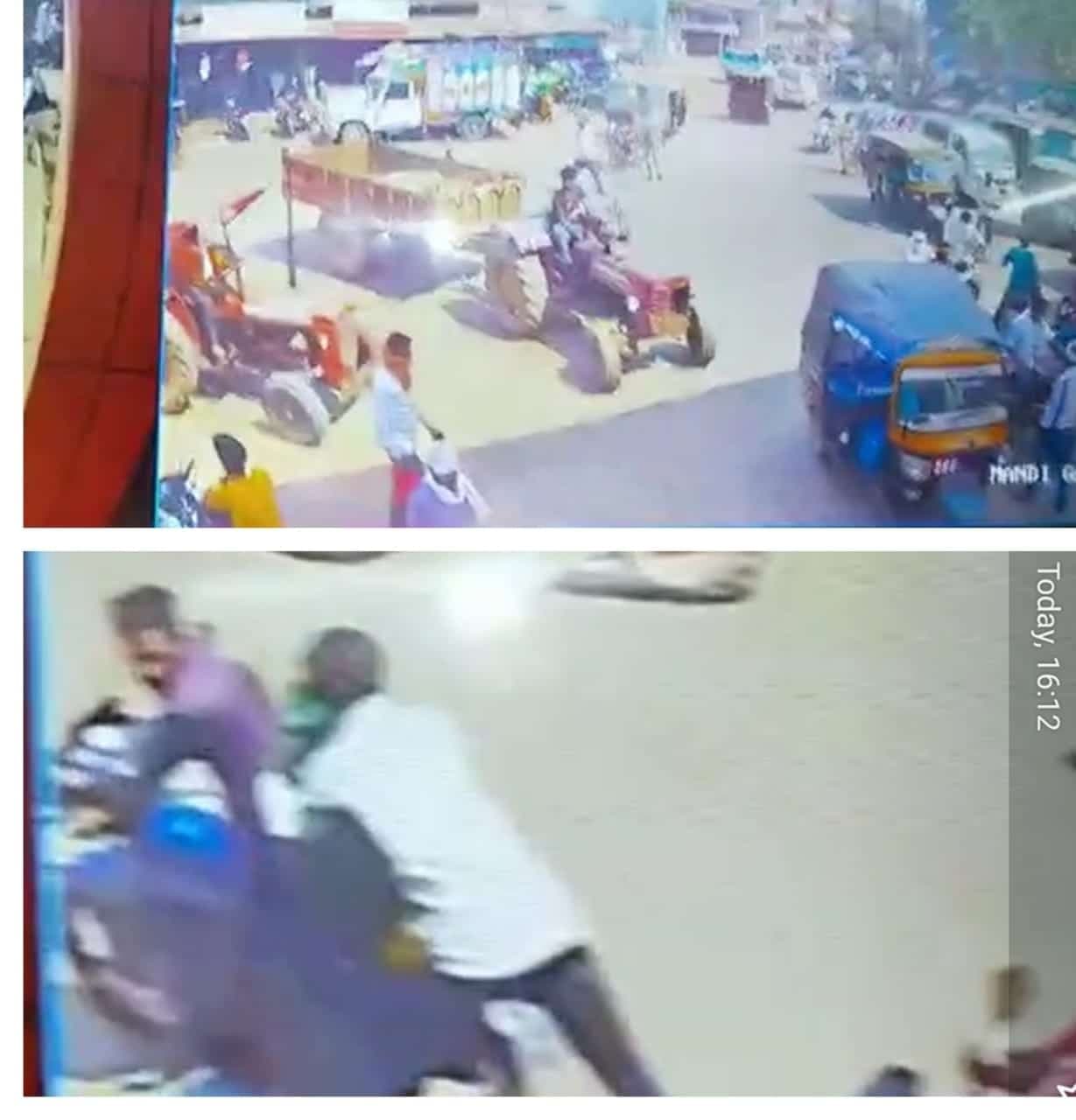भरी भीड़ में 20 लाख से भरा बैग छीनकर भागे लुटेरे, सीसीटीवी में कैद घटना