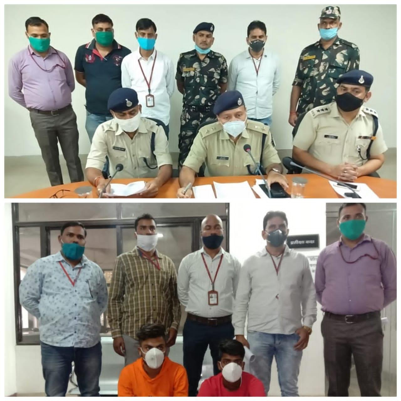 उपचुनाव से पहले पुलिस की बड़ी सफलता, दो हथियार तस्कर गिरफ्तार