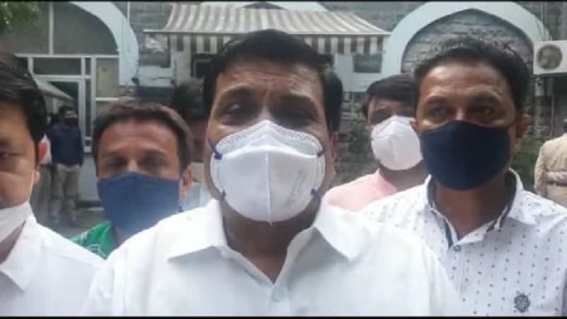 बीजेपी प्रत्याशी सिलावट की नामांकन सभा मे बीजेपी नेता के बयानों को लेकर कांग्रेस ने की शिकायत