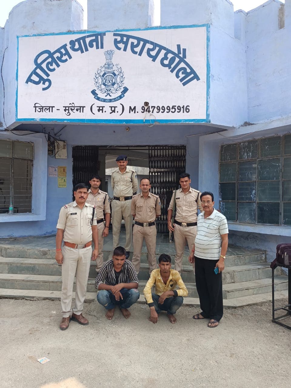 Murder- 48 घंटे के भीतर मुरैना पुलिस के हत्थे चढ़े हत्या के आरोपी