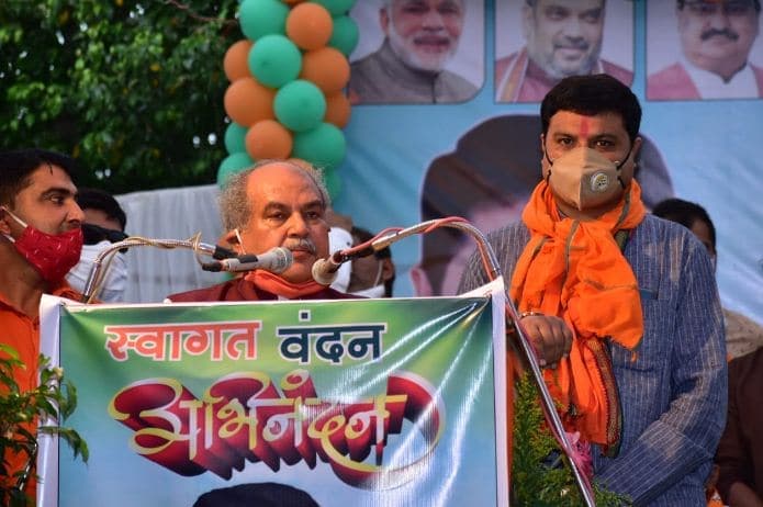 कांग्रेस की कथनी और करनी दोनों अलग, न कर्जमाफ किया न मुख्यमंत्री बदला: नरेंद्र तोमर