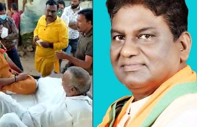 प्रचार में जुटे मंत्री पुत्र को नाराज कार्यकर्ता ने सुना दी खरी-खरी, कहा- पार्टी छोड़कर गलत किया, अब वोट कैसे मांगें