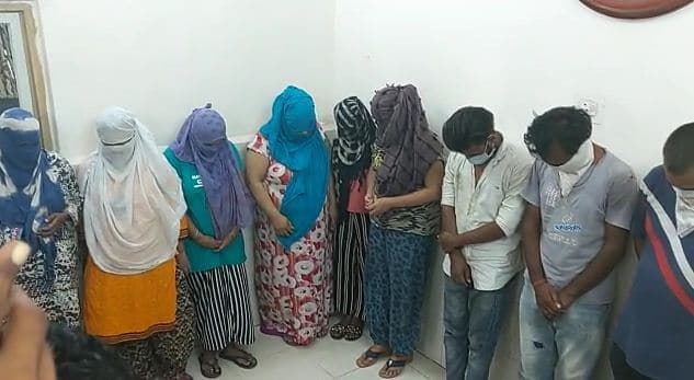 रतलाम में सेक्स रैकेट का पर्दाफ़ाश, छह महिलाएं, तीन पुरुष गिरफ्तार
