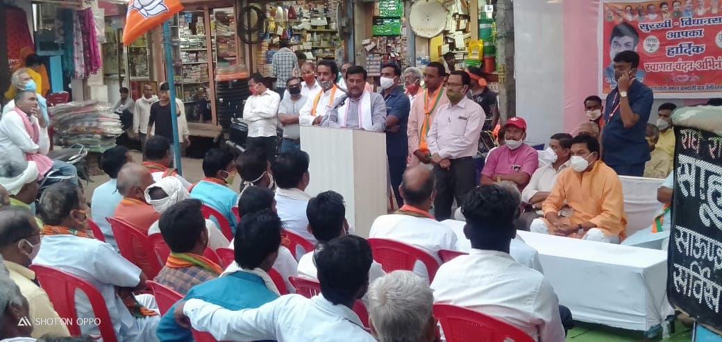 कांग्रेसी नेतृत्व विहीन के कारण कार्यकर्ता पार्टी छोड़कर भाजपा में आ रहे हैं – राज्य मंत्री भारत कुशवाहा