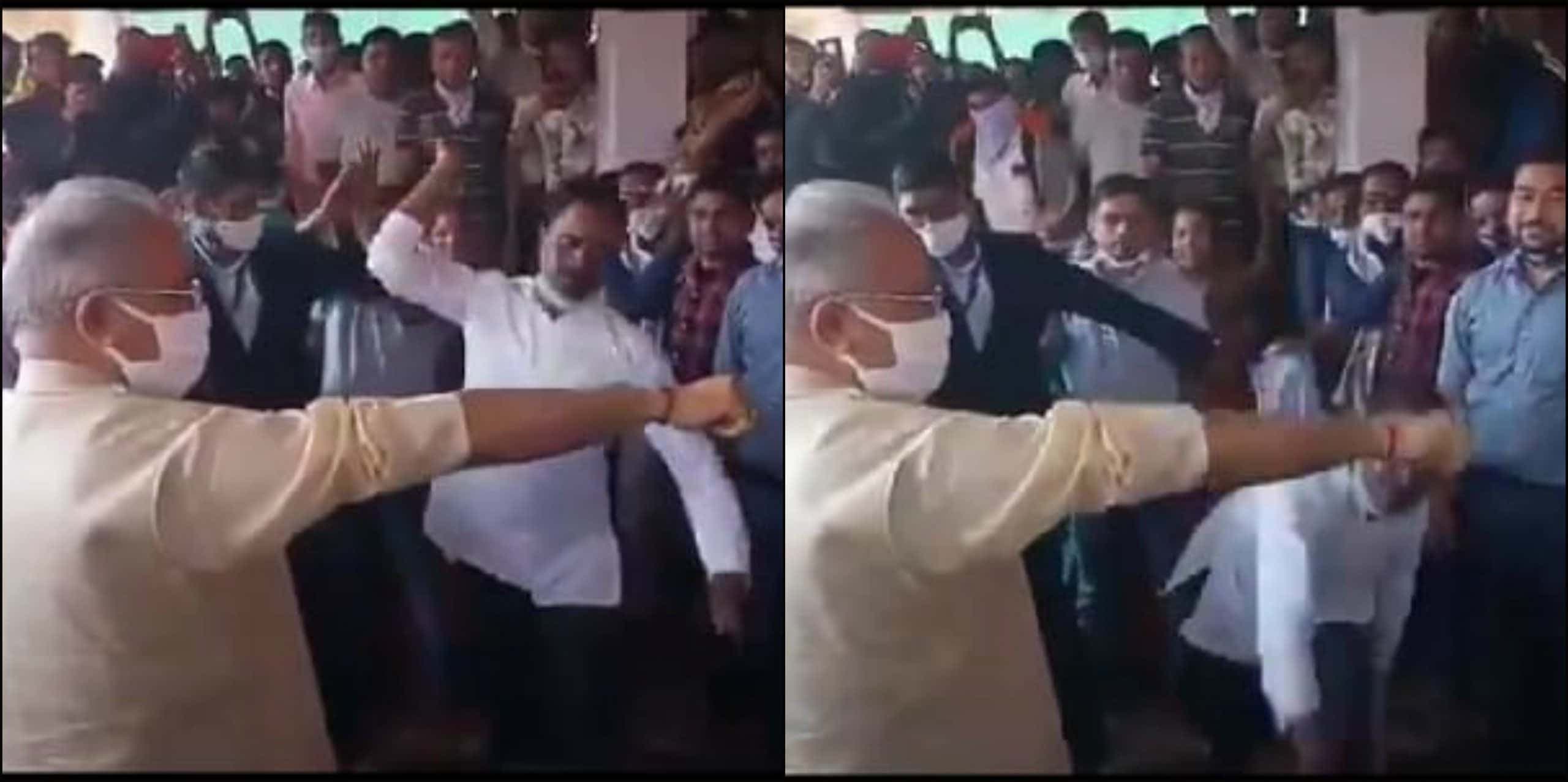 छत्तीसगढ़ के मुख्यमंत्री भूपेश बघेल ने खाए कोड़े,  देखें वीडियो