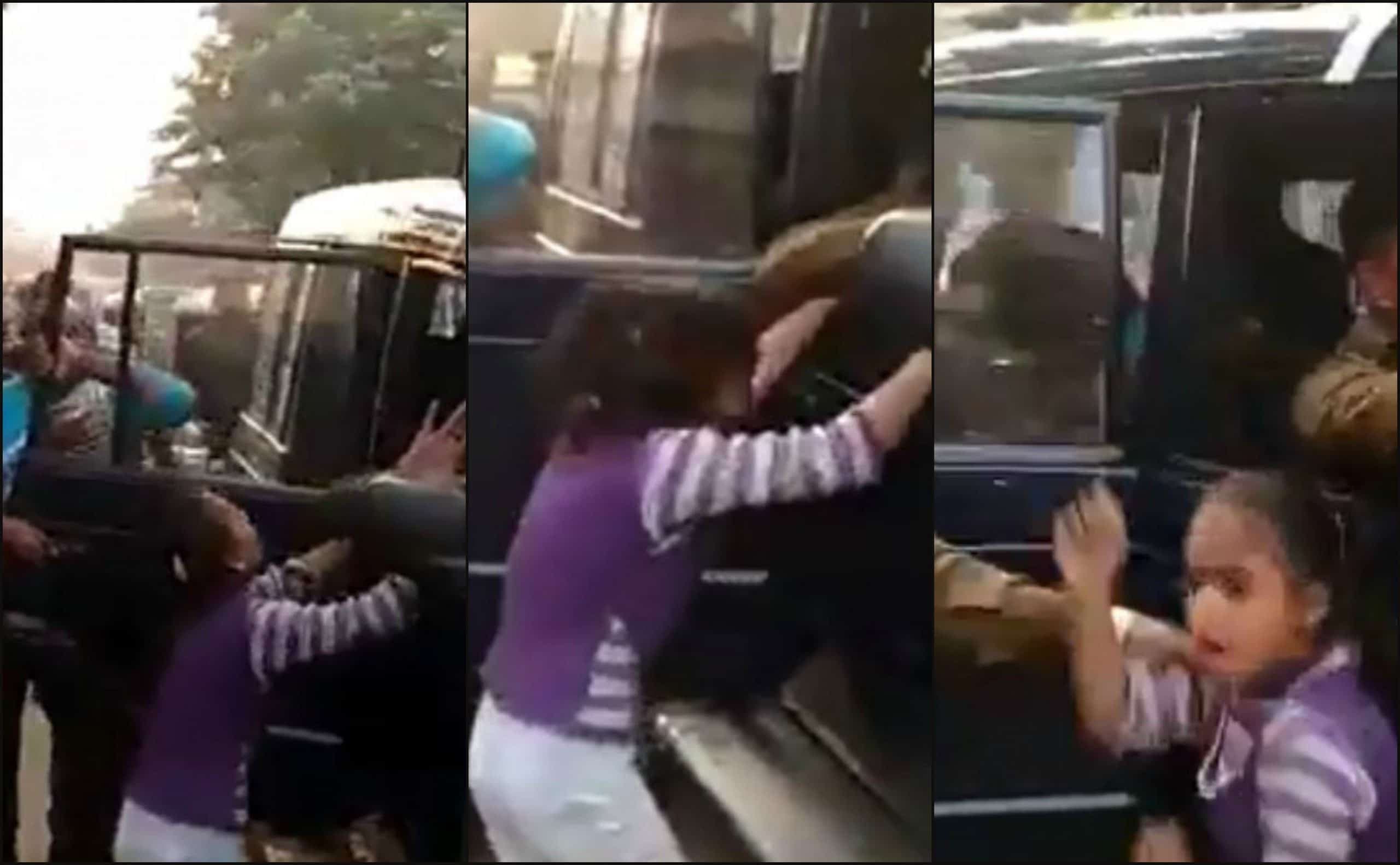पिता की रिहाई के लिए पुलिस की कार पर सिर पटकती रही मासूम, सीएम ने लिया संज्ञान, देखें वीडियो