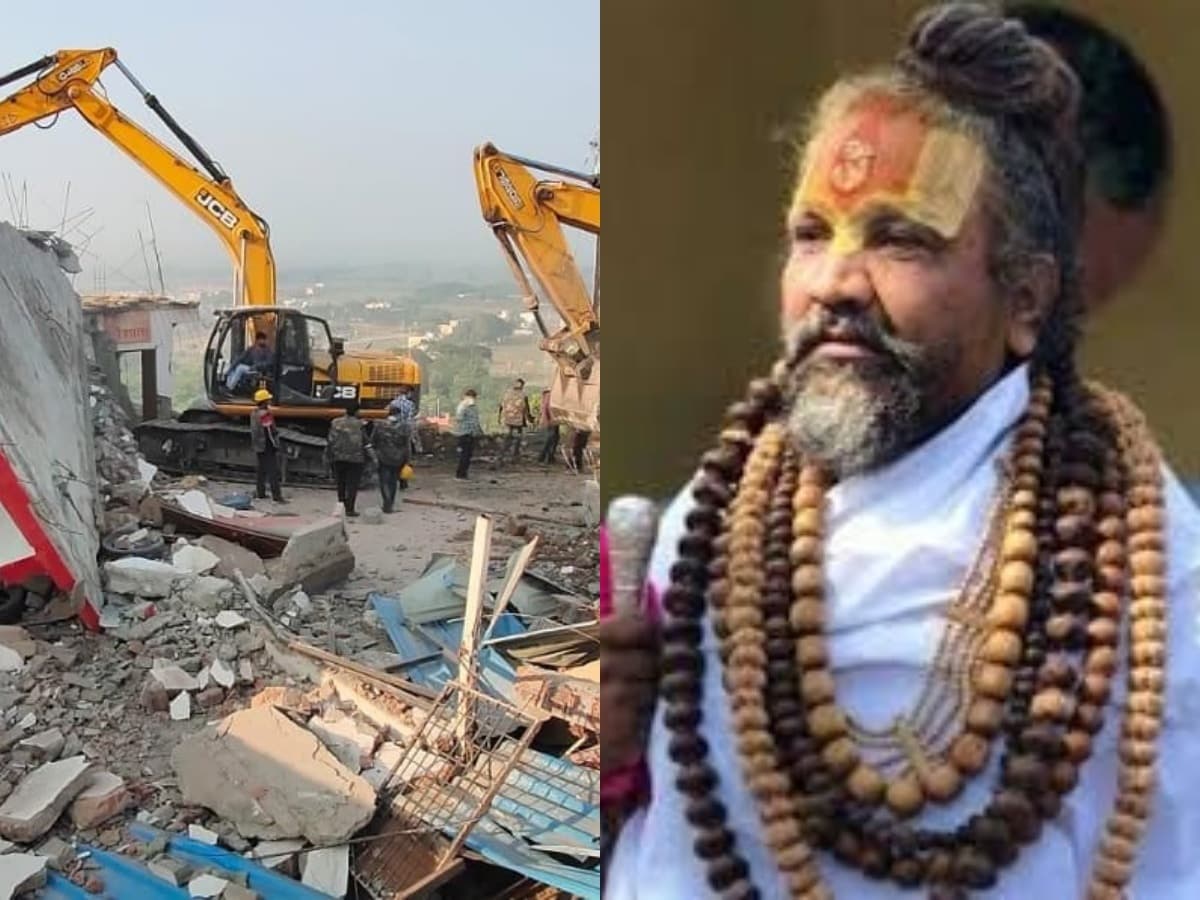 कंप्यूटर बाबा आश्रम: कांग्रेस विधायक ने दी प्रशासन को चेतावनी, कहा- ईंट से ईंट बजाकर रहेंगे