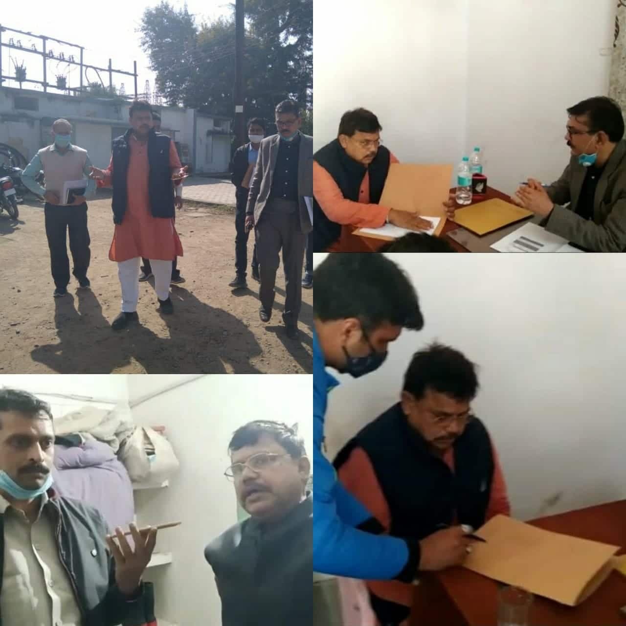 आधी रात को सब स्टेशन पहुंचे ऊर्जा मंत्री, ताला देख प्रभारी को फोन पर फटकारा