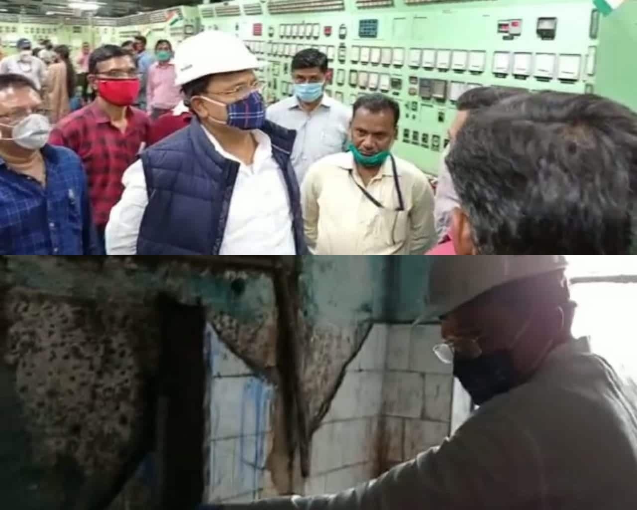 एक्शन में ऊर्जा मंत्री, ठेकेदारों पर FIR, गंदगी देख खुद किये टॉयलेट साफ़ 