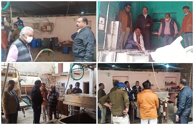 भिंड पुलिस की मिलावटखोरों पर बड़ी कार्रवाई, 27 हजार लीटर नकली दूध किया नष्ट